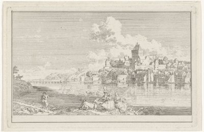 Vista do Valkhof em Nijmegen de Hendrik Hoogers