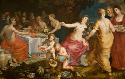 A Festa de Achelous, 1610-1615. de Hendrik I Balen van
