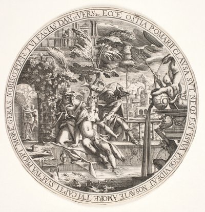 Susana no banho de Hendrik I Hondius