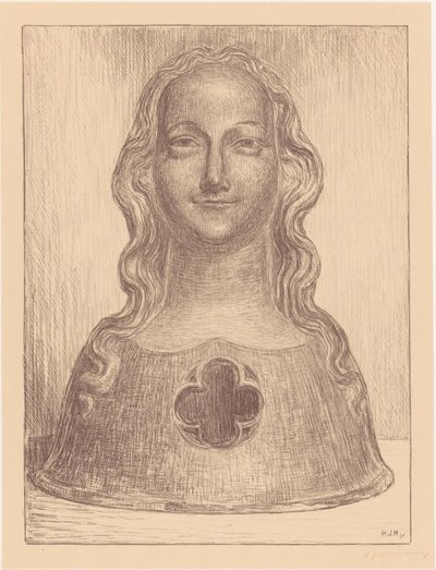 Busto relicário de uma das virgens de Santa Úrsula de Hendrik Johannes Haverman (signed by artist)