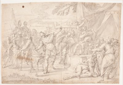 Mucius Scaevola de Hendrik Krock