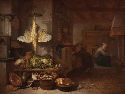 Uma cozinha de Hendrik Martensz. Sorgh