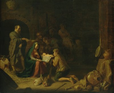 Adoração dos pastores de Hendrik Martensz Sorgh