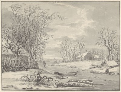 paisagem de inverno de Hendrik Meijer