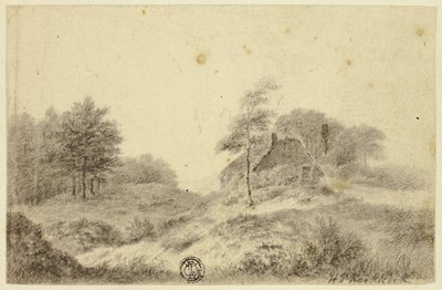 Chalé na Colina de Hendrik Pieter Koekkoek