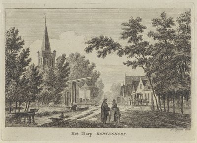 Vista de Kortenhoef
A aldeia de Kortenhoef (título sobre o objecto) de Hendrik Spilman