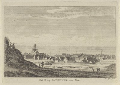 Vista de Noordwijk aan Zee The Village of Noordwijk aan Zee (título no objeto) de Hendrik Spilman