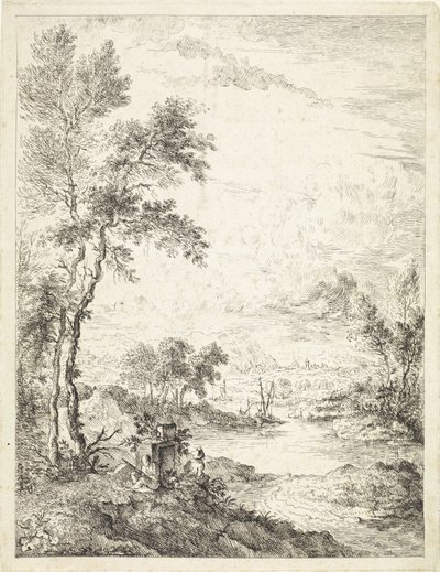 Paisagem com um rio de Hendrik Tavenier
