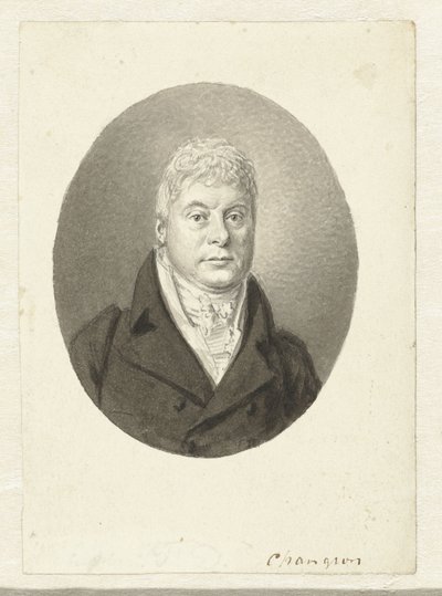Portret van F.D. Mudança de Hendrik Willem Caspari