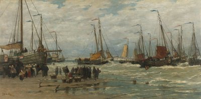 Peixes Rosa em Ondas Breaking
Pinken in de branding de Hendrik Willem Mesdag