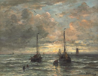 Retorno da frota pesqueira de Hendrik Willem Mesdag