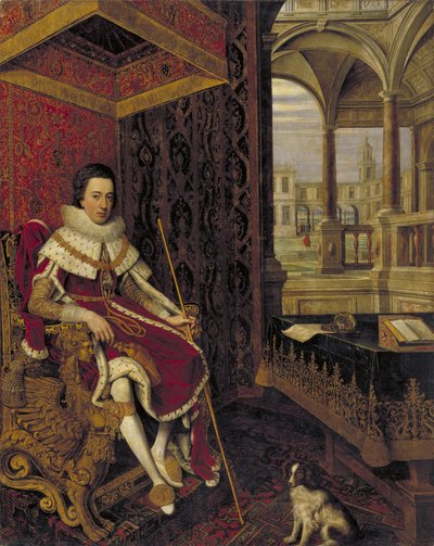 Carlos I (1600-1649) quando Príncipe de Gales de Hendrik van II Steenwijck