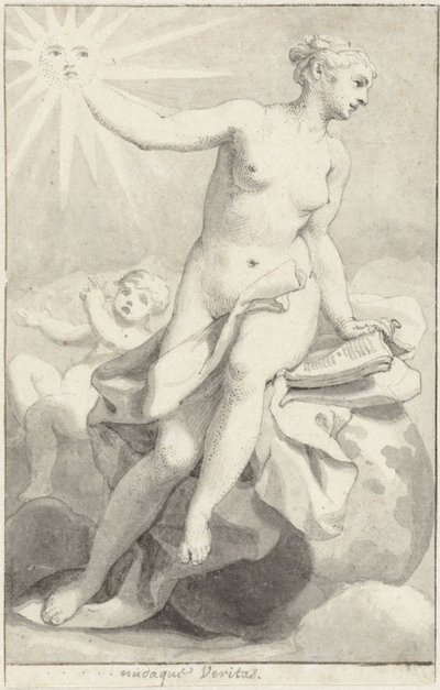 Figura feminina alegórica sentada de Hendrik van Limborch