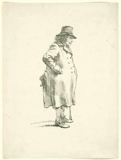 Retrato do mendigo Hendrik Delbroeck de Hendrik van der Burgh