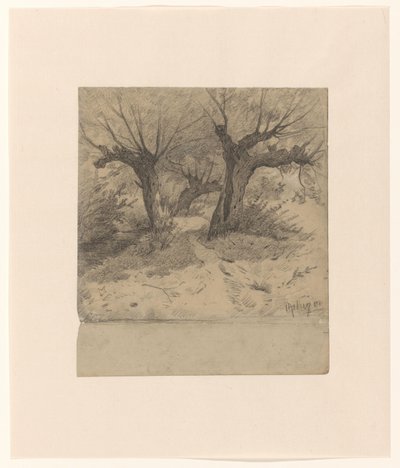 Vista da floresta de Hendrikus Alexander van Ingen