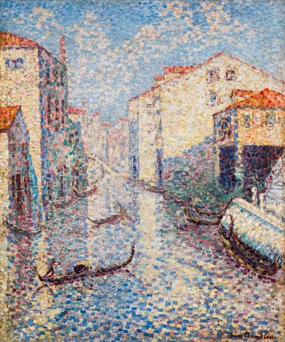 Um canal em Veneza de Henri-Edmond Cross