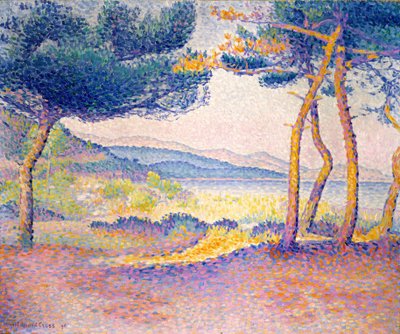 Pinheiros ao longo da costa de Henri Edmond Cross