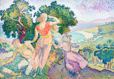 Die Ausflügler von Henri-Edmond Cross