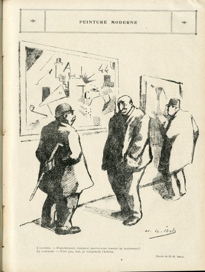 Ilustração de H. G. Ibels (1867-1936) em Le Rire, 02/04/22 - Pintura moderna - Arte, Antisemitismo, Avant-garde - Judeu de Henri Gabriel Ibels