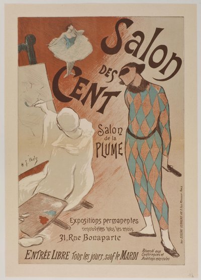 Salon des Cent - fevereiro de 1894 de Henri-Gabriel Ibels