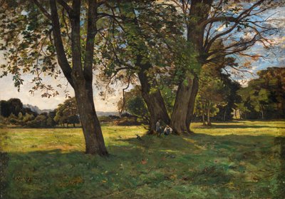 Uma cena campestre de Henri-Joseph Harpignies