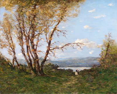 Uma paisagem de Henri-Joseph Harpignies