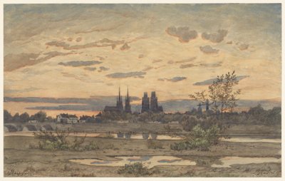 Vista de Moulins de Henri-Joseph Harpignies