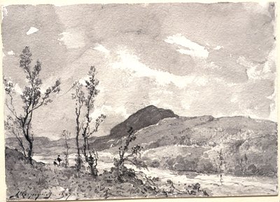 Ao longo da margem de um rio de Henri-Joseph Harpignies