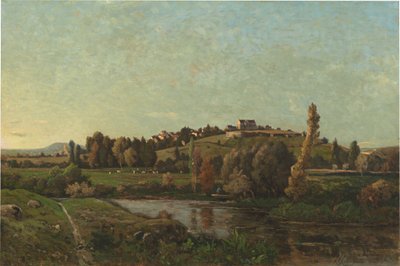 Paisagem em Auvergne de Henri-Joseph Harpignies
