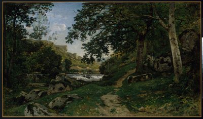 O caminho rochoso no Morvan de Henri-Joseph Harpignies