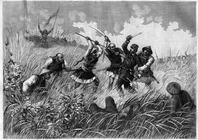 Conquete du Tonkin (atual Vietnã) - Morte do Comandante Henri Riviere (1827-1883), 19 de maio de Henri (after) Meyer