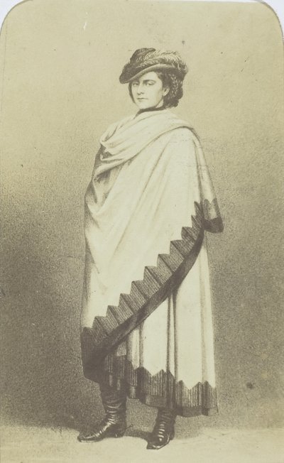 Ex-rainha de Nápoles, 1860-69 de Henri Alexis Omer Tournier