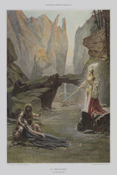 Walkyria (Valquíria) de Henri Alphonse Louis Laurent Desrousseaux