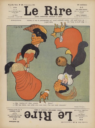 Ilustração para o riso de Henri Avelot