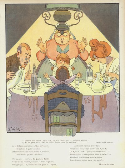 Ilustração para o riso de Henri Avelot