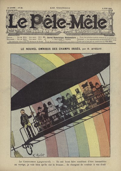 O novo omnibus de campos iridescentes de Henri Avelot