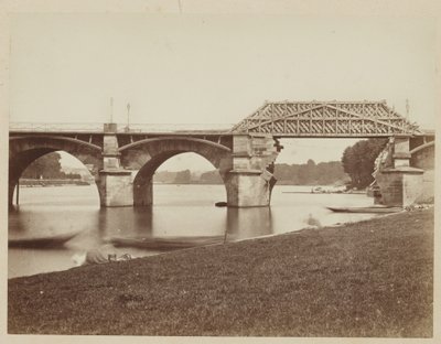 A ponte de Saint Cloud depois da guerra franco-prussiana de Henri Bevan