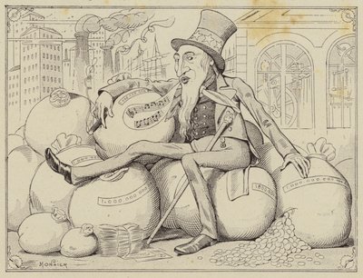 Tio Sam (litho) de Henri Bonaventure (after) Monnier