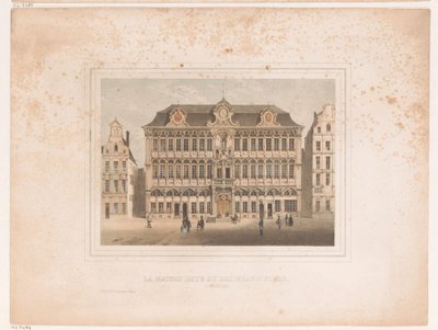 Gezicht na Maison Grand Place em Bruxelas A casa (conhecida como do rei) Grand