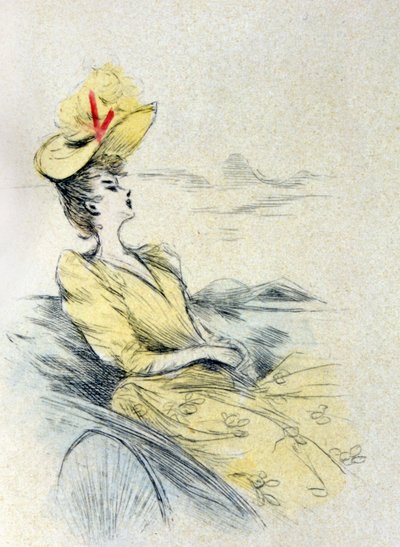 Uma mulher a sonhar de Henri Boutet