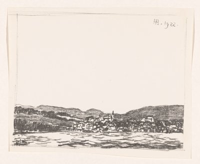Posição no Lago Starnberg de Henri Braakensiek