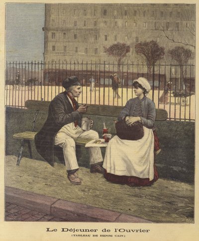 O almoço dos trabalhadores de Henri Cain