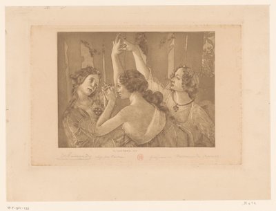 As três graças da Primavera de Henri Charles Guérard (signed by artist)