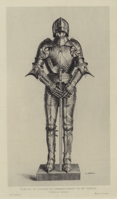 Terno de armadura, início do século XV de Henri Charles Guérard