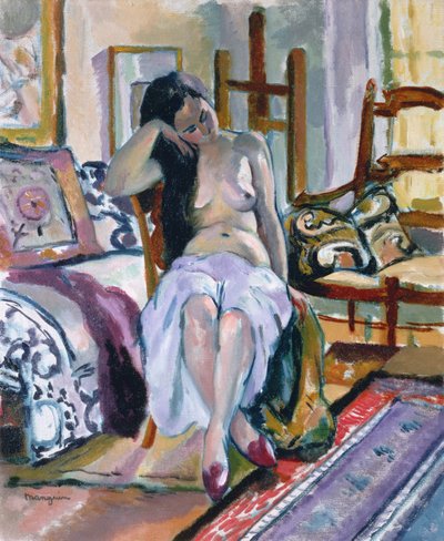Nu num Interior de Henri Charles Manguin