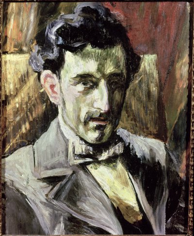 Retrato de Maurice Ravel (1875-1937) (óleo sobre tela) de Henri Charles Manguin