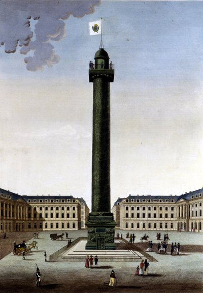 Place Vendôme - em "Views of Paris" por Courvoisier de Henri Courvoisier-Voisin