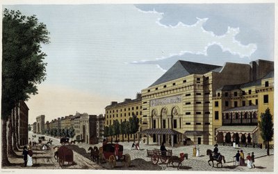Teatro do Porte Saint Martin. Gravação por Courvoisier de Henri Courvoisier-Voisin