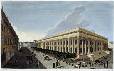 Vista da nova Bolsa e do Tribunal de Comércio - in "Vues de Paris" de Courvoisier de Henri Courvoisier-Voisin