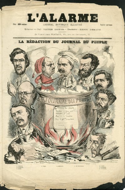 Ilustração de Henri Demare (1846-1888) para a capa do L